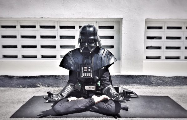 Darth Vader Teaching Yoga / Funzing Launches in Singapore