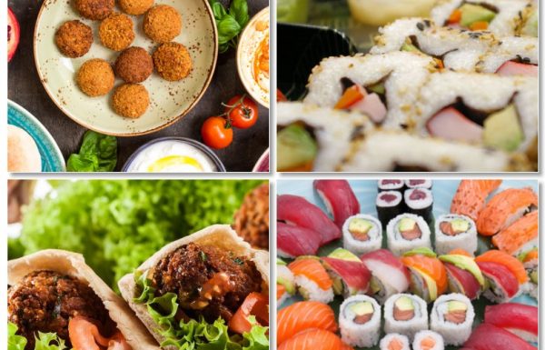 All the ways to get ready for World Sushi and Falafel Days!!